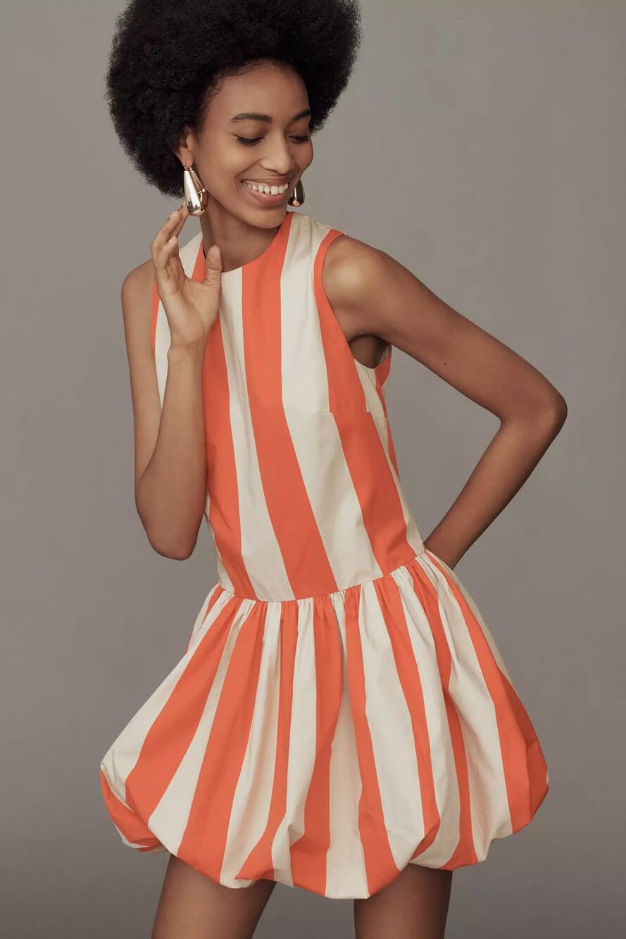 nwt ANTHROPOLOGIE MARE MARE sz XL Bubble Hem Mini Dress